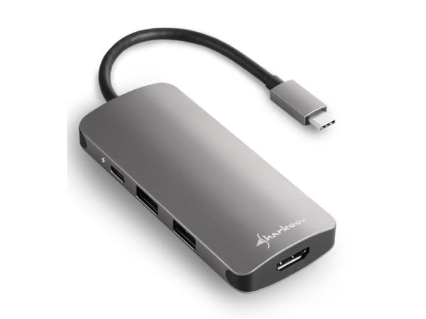 Sharkoon - Dokkingstasjon - USB-C - HDMI