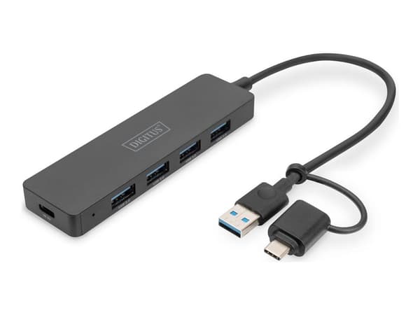 DIGITUS Slim Line - Dockningsstation - USB 3.0
