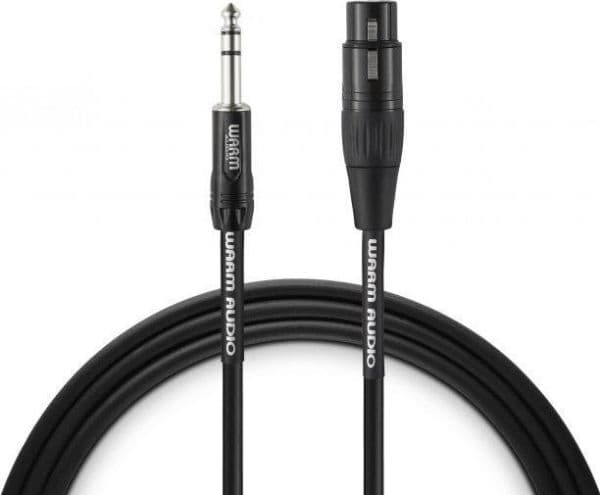 WARM AUDIO interconnect-kabel XLRf til TRS 0,9 m (PREMIER)