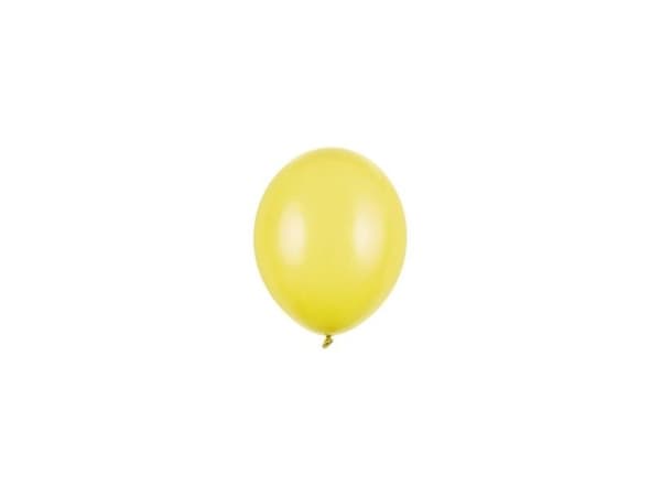 Pastellgula ballonger, 100 st, 5"