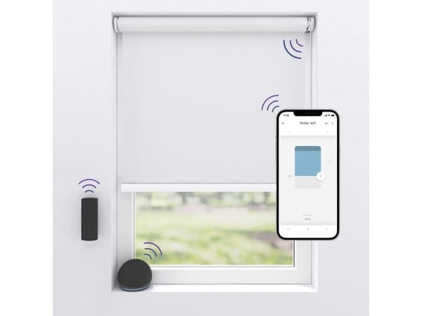 MotionBlinds Wireless Electric Black-Out Rollerblind 80x190cm - White