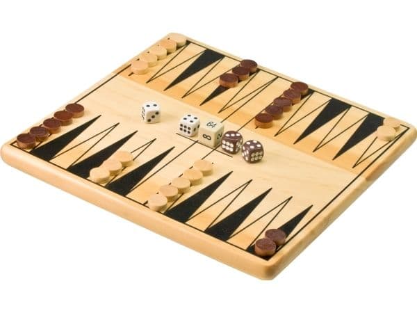 Tactic Rustic Backgammon board game