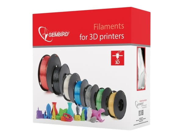 Gembird - Sort - 1 kg - 330 m - PLA+ filament (3D)
