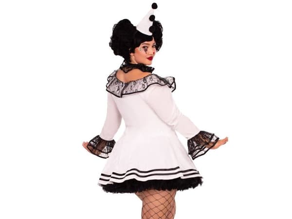 Pierrot Clown kostume, Plus