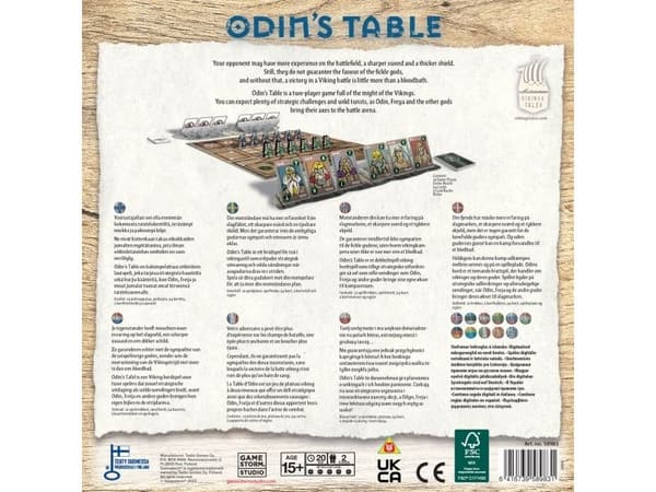 Gamestorm Vikings’ Tales Odin’s Table board game