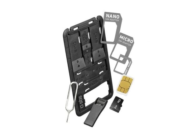 SBS TEKITSIM31READ, SIM-kortadapter, Micro-SIM, Nano-SIM, SIM i full størrelse, Micro-SIM, 1 stykker, 75 mm, 2 mm