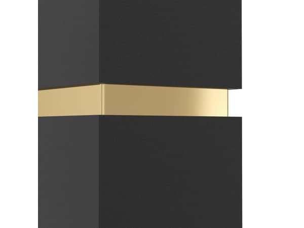 EGLO PASSA WALL 2L SVART/GULD