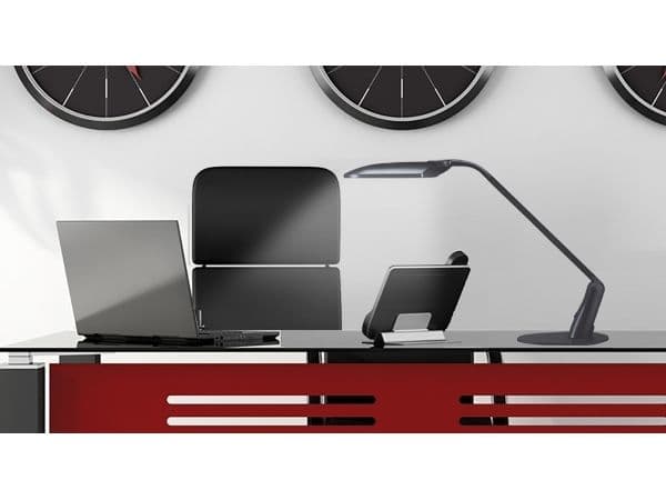 Bordlampe Unilux Duo, sort