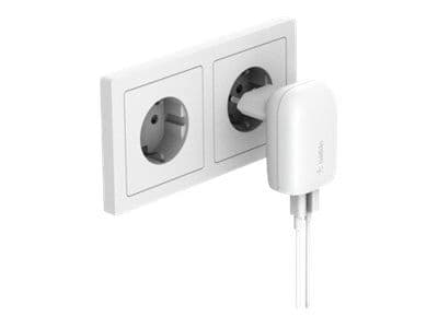 Belkin BoostCharge - Strömadapter - 37 Watt - PD 3.0 - 2 utdatakontakter (USB, USB-C)