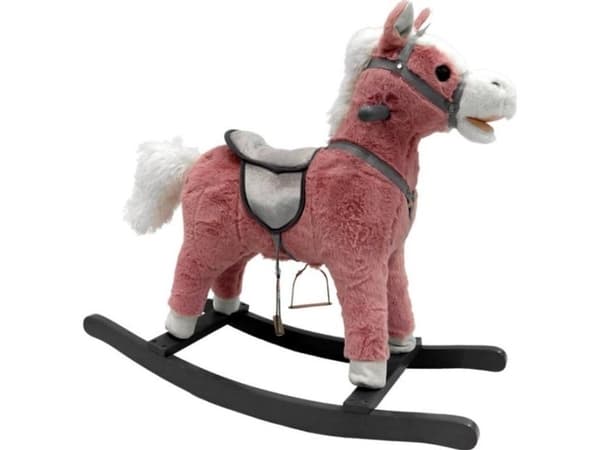 Vippende hest med lyder Lean Toys