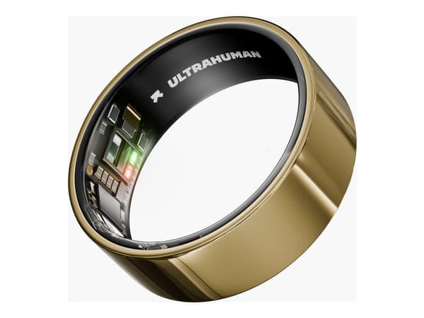 Ultrahuman Ring Air - 6 - smart ring - Bluetooth - 2.4 g - bionisk gull
