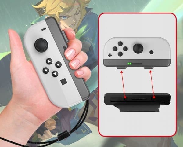 JYS håndtak til Joy-Con, svart
