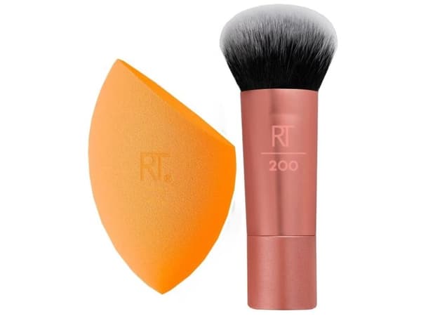 Real Techniques Mini Travel Duo - Perfect For On-The-Go Makeup Application