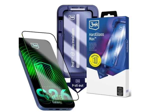 3mk Hardglass Max til Samsung Galaxy S26+