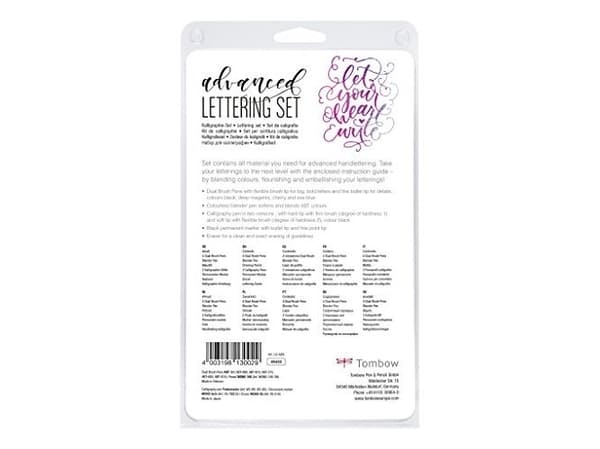Tombow Hand lettering set Advanced (sæt)