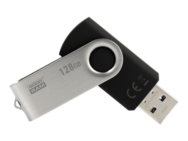 GOODRAM UTS3 - USB flash-enhet - 128 GB - USB 3.1 - svart
