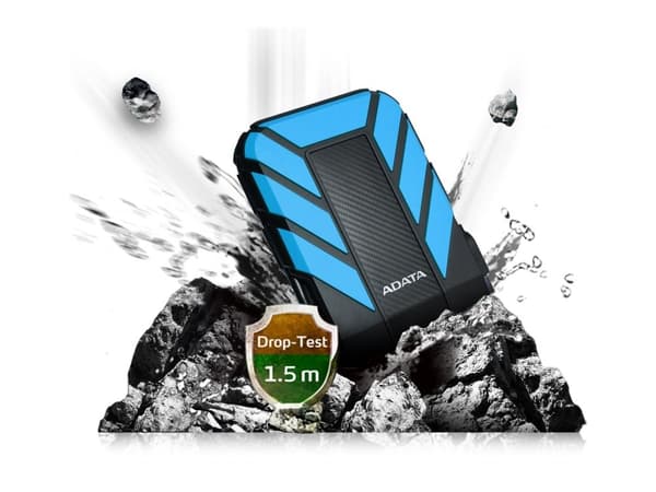 ADATA HD710 Pro - Hårddisk - 2 TB - extern (portabel) - USB 3.1 - blå