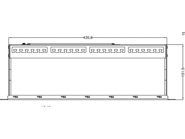 LogiLink NK4041, Grå, Stål, Stativmontering, 1U, 800 g