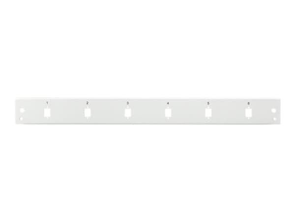 Digitus DN-96208-QL, Frontpanel, Grå, 1U, Rund, SC, 430 mm