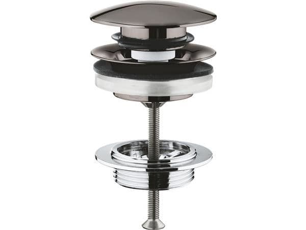 Grohe Push up bottenventil - Hard Graphite avloppsbeslag 65807A00