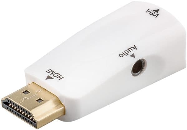 Goobay 44793, HDMI, VGA / 3.5 mm, Vit