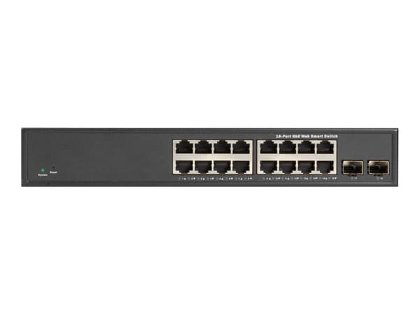 Black Box - Switch - smart - 18 x 10/100/1000 + 2 x SFP - rackmonterbar