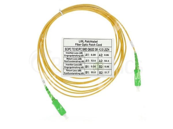 BlueOptics SFP2222BU2MM, 2 m, OS2, SC, SC