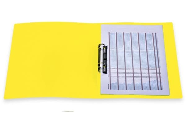 HERMA Ringbuch A4 Neon gelb, A4, Förvaring, Polypropylen (PP), Gul, 2,5 cm, 2D