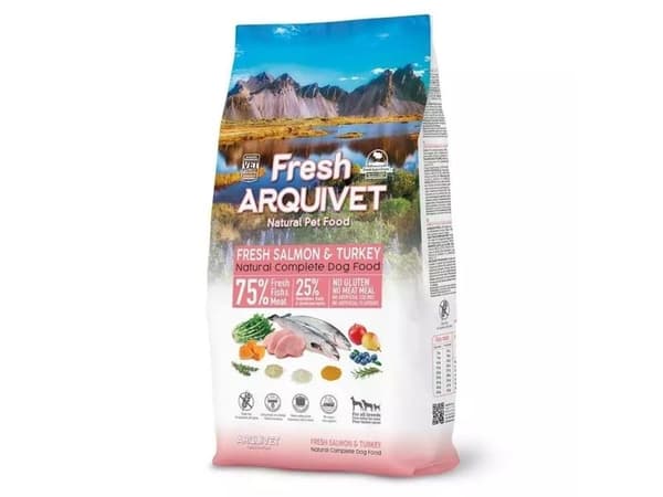 Arquivet FRESH halvfuktigt hundfoder lax med kalkon 2,5 kg