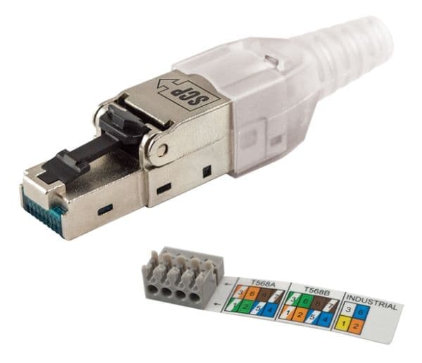 SCP  10G RJ 45 FEILD PLUG FULLSHIELD