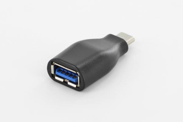 ASSMANN - USB-sovitin - USB Type A (hun) til USB-C (han) - USB 3.0 - formet - lajittelu