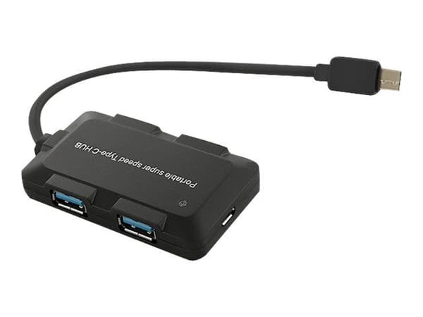 Qoltec - Hub - 4 x SuperSpeed USB 3.0 - stasjonær