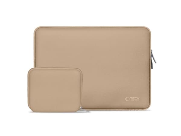 Hurtel Tech-Protect Neoslim 13-14" PC-veske - Beige