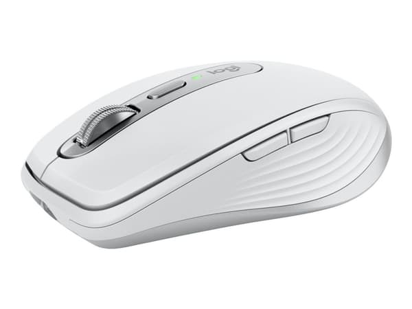 Logitech MX Anywhere 3S - Mus - optisk - 6 knapper - trådløs - Bluetooth - blekgrå