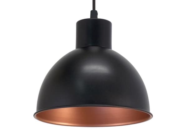 Truro Pendel Ø210, sort/kobber Indv.