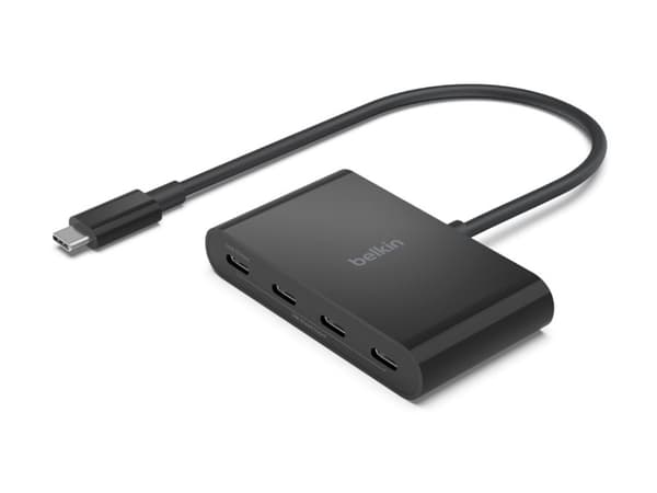 Belkin - Hubb - 4 x USB-C - skrivbordsmodell