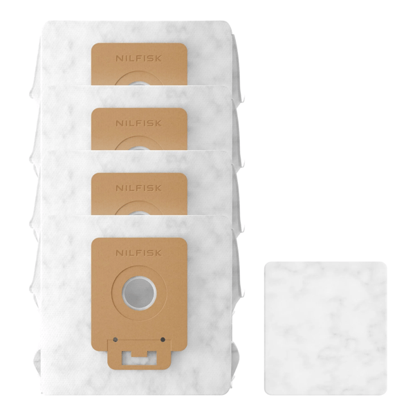 Nilfisk Dammsugningspåse för Bright, Perform, Brilliant - 4-pack