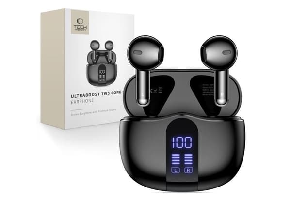 Tech-Protect TECH-PROTECT ULTRABOOST TWS öronsnäckor EARPHONE CORE G2 black