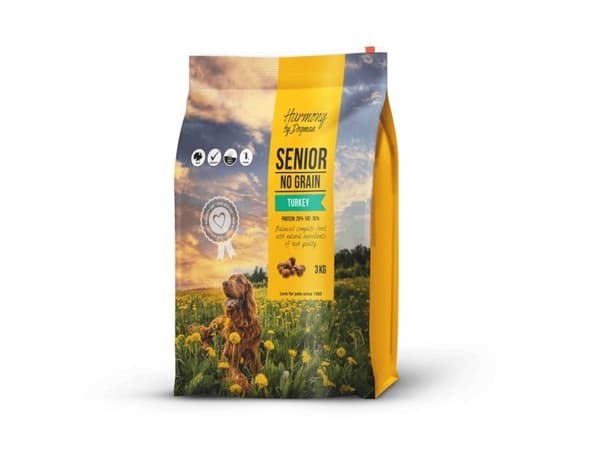 Harmony Senior spannmålsfritt hundfoder 3kg