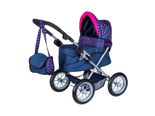 BAYER Deep Stroller Trendy navy blue + c.pink 13054