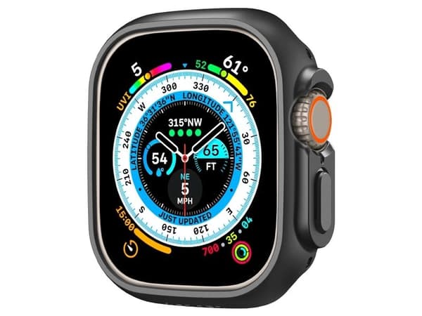 Spigen Thin Fit - Stötsskydd för smartwatch - polykarbonat - svart