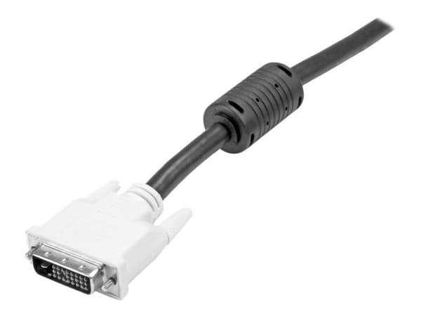 StarTech.com DVIDDMM10M, 10 m, DVI-D, DVI-D, Uros, Uros, Musta, Valkoinen