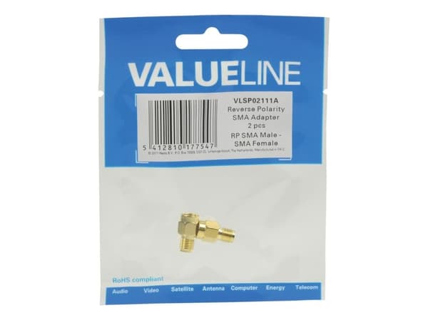 Valueline VLSP02111A, SMA, SMA, Gull