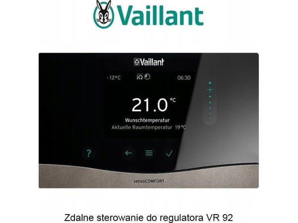 Vaillant VR 92 remote control for the VRC 720 sensoCOMFORT controller