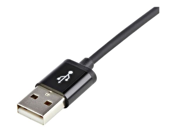 Startech 1m (3ft) Black Apple 8-pin Lightning Connector to USB Cable for iPhone / iPod / iPad - Charge and Sync Cable - 1 meter (USBLT1MB) - Lightn...