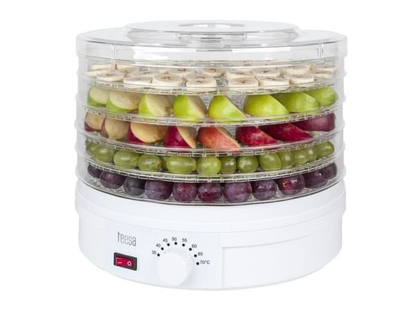 Matdehydrator 250 W - 5 beholdere