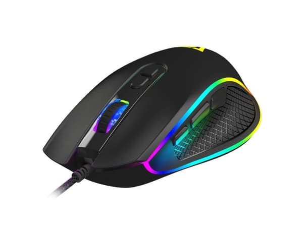 Optisk mus MODECOM VOLCANO VELES BLK kablet