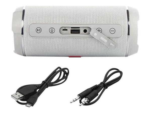 Blow BT460 - Kaiutin - kannettava - langaton - Bluetooth - harmaa - Bluetooth - harmaa
