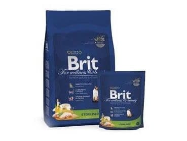 Brit dry premium by nature sterilized suvištiena - torrfoder för katter - 1,5 kg