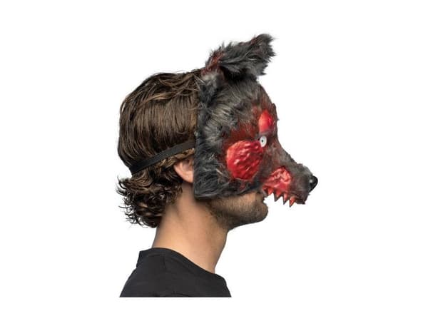 Blodig varulv maske